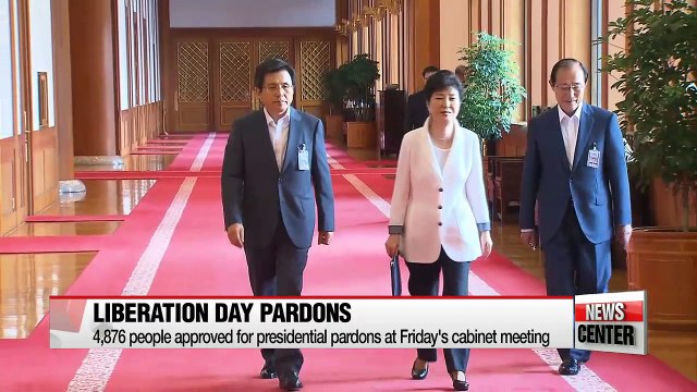 President Park urges pardon recipients to help revive economy