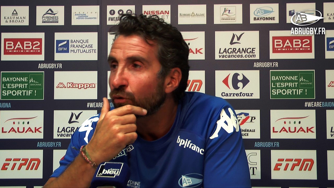 [BRT] Bayonne - Racing 92 : La réaction de Vincent Etcheto