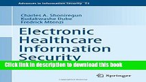 [Popular Books] Electronic Healthcare Information Security (Advances in Information Security)