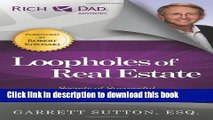 [Popular] Loopholes of Real Estate Hardcover Free