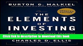 [Popular] The Elements of Investing: Easy Lessons for Every Investor Kindle Free