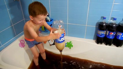 Coca cola challenge _ Полная ванна Пепси колы
