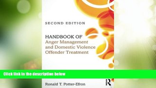 Must Have PDF  Handbook of Anger Management and Domestic Violence Offender Treatment  Best Seller