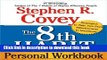 [Popular] The 8th Habit Personal Workbook: Strategies to Take You from Effectiveness to Greatness
