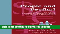 Books People and Profits?: The Search for A Link Between A Company s Social and Financial