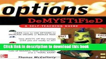 [Popular] Options Demystified: A Self-teaching Guide Hardcover Collection