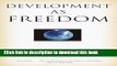 [Popular] Development as Freedom Kindle Online