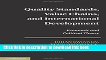 [Popular] Quality Standards, Value Chains, and International Development: Economic and Political