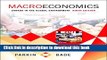 [Popular] Macroeconomics: Canada in the Global Environment Plus MyEconLab with Pearson eText --