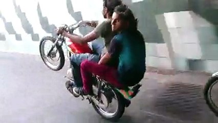 amazing pakistani punjabi one wheeling