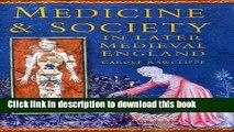 [PDF] Medicine and Society in Later Medieval England (Social History) Free Online