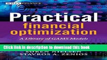 [Popular] Practical Financial Optimization: A Library of GAMS Models Hardcover Free