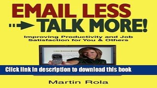 Ebook Email Less Talk More Free Download