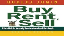 [Popular] Buy, Rent, and Sell: How to Profit by Investing in Residential Real Estate Hardcover