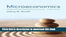 [Popular] Microeconomics: Theory and Applications with Calculus (Pearson Series in Economics)