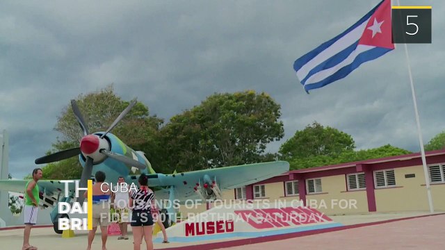 The Daily Brief: Thousands of Tourists in Cuba for Fidel’s 90th Birthday
