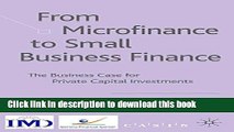 Ebook From Microfinance to Small Business Finance: The Business Case for Private Capital