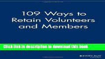 Ebook 109 Ways to Retain Volunteers and Members Free Online