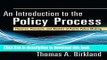 [Popular] An Introduction to the Policy Process: Theories, Concepts and Models of Public Policy