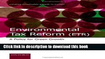 Ebook Environmental Tax Reform (ETR): A Policy for Green Growth Full Online