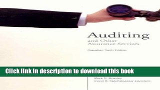 Ebook Auditing and Other Assurance Services, Canadian Tenth Edition with Lakeside Company: Case