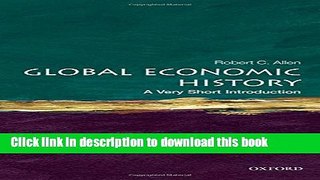 [Popular] Global Economic History: A Very Short Introduction Hardcover Free