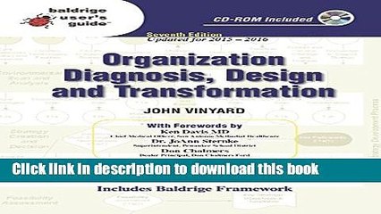 [Download] Organization Diagnosis, Design, and Transformation, Seventh Edition Kindle Collection