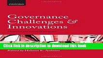 Books Governance Challenges and Innovations: Financial and Fiscal Governance Free Online