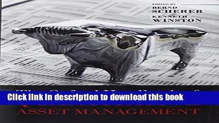 Ebook The Oxford Handbook of Quantitative Asset Management Free Online