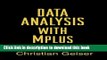 Books Data Analysis with Mplus Free Online