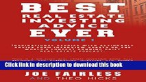 [Popular] Best Real Estate Investing Advice Ever (Volume Book 1) Hardcover Free