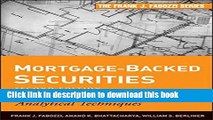 [Popular] Mortgage-Backed Securities: Products, Structuring, and Analytical Techniques Kindle Online