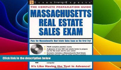 Full [PDF] Downlaod  Massachusetts Real Estate Exam (Massachusetts Real Estate Sales Exam (W/CD))