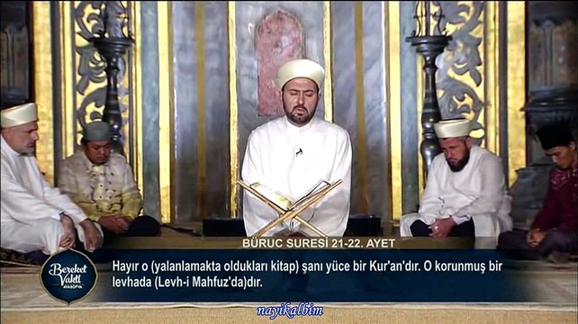 AYASOFYADAN KURAN Bünyamin Topçuoğlu Buruc Alak Kadir suresi Ramazan Kadir 2016