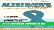 [Download] Alzheimer s Disease: Caregivers Speak Out Paperback Online