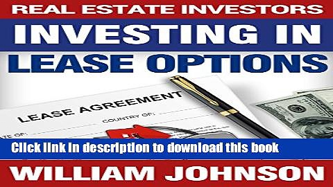 [Popular] Real Estate Investors Investing in Lease Options Paperback Online