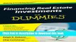 [Popular] Financing Real Estate Investments For Dummies Hardcover Collection