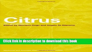 Books Citrus: The Genus Citrus Free Online