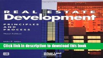 [Popular] Real Estate Development: Principles and Process Hardcover Online