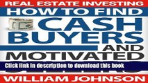 [Popular] Real Estate Investing: How to Find Cash Buyers and Motivated Sellers Paperback Free