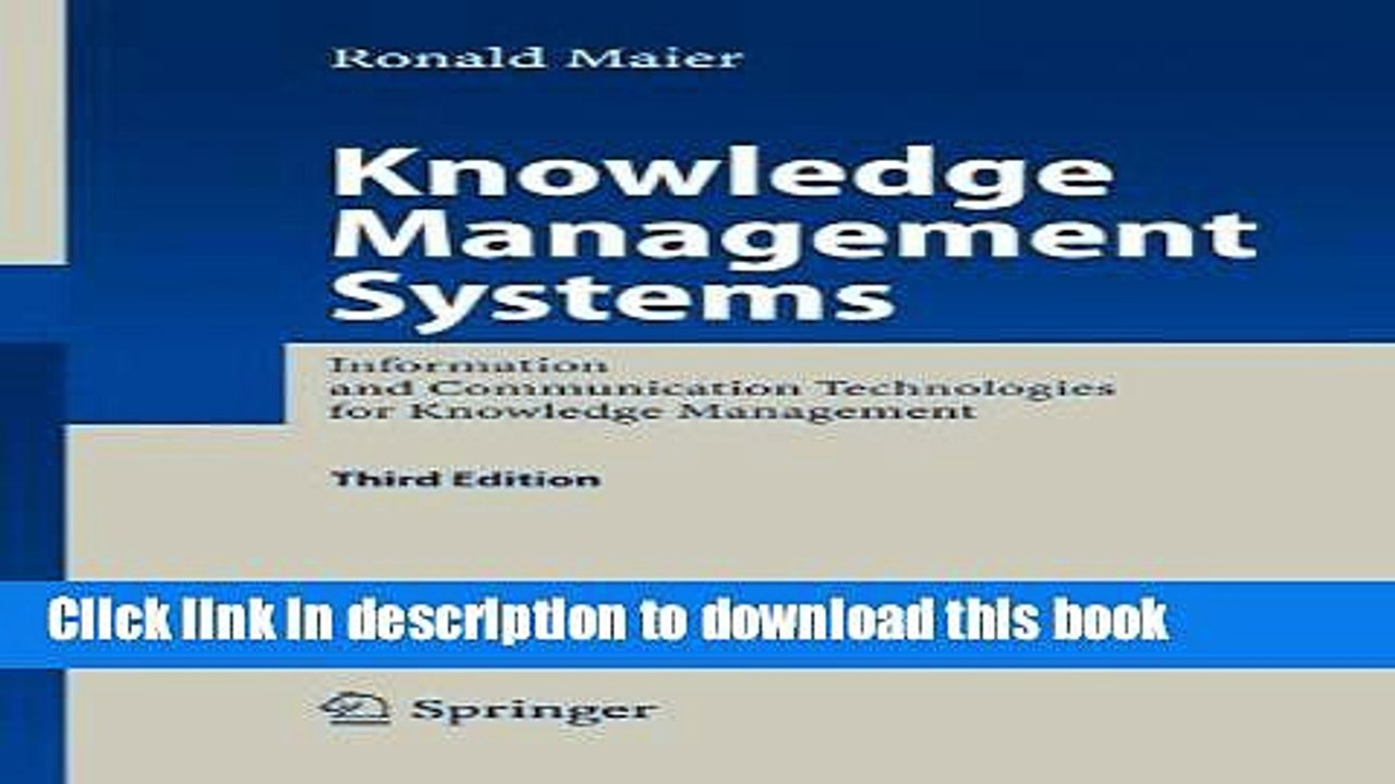 Books Knowledge Management Systems: Information and Communication Technologies for Knowledge