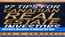 [Popular] 97 Tips for Canadian Real Estate Investors Paperback Collection