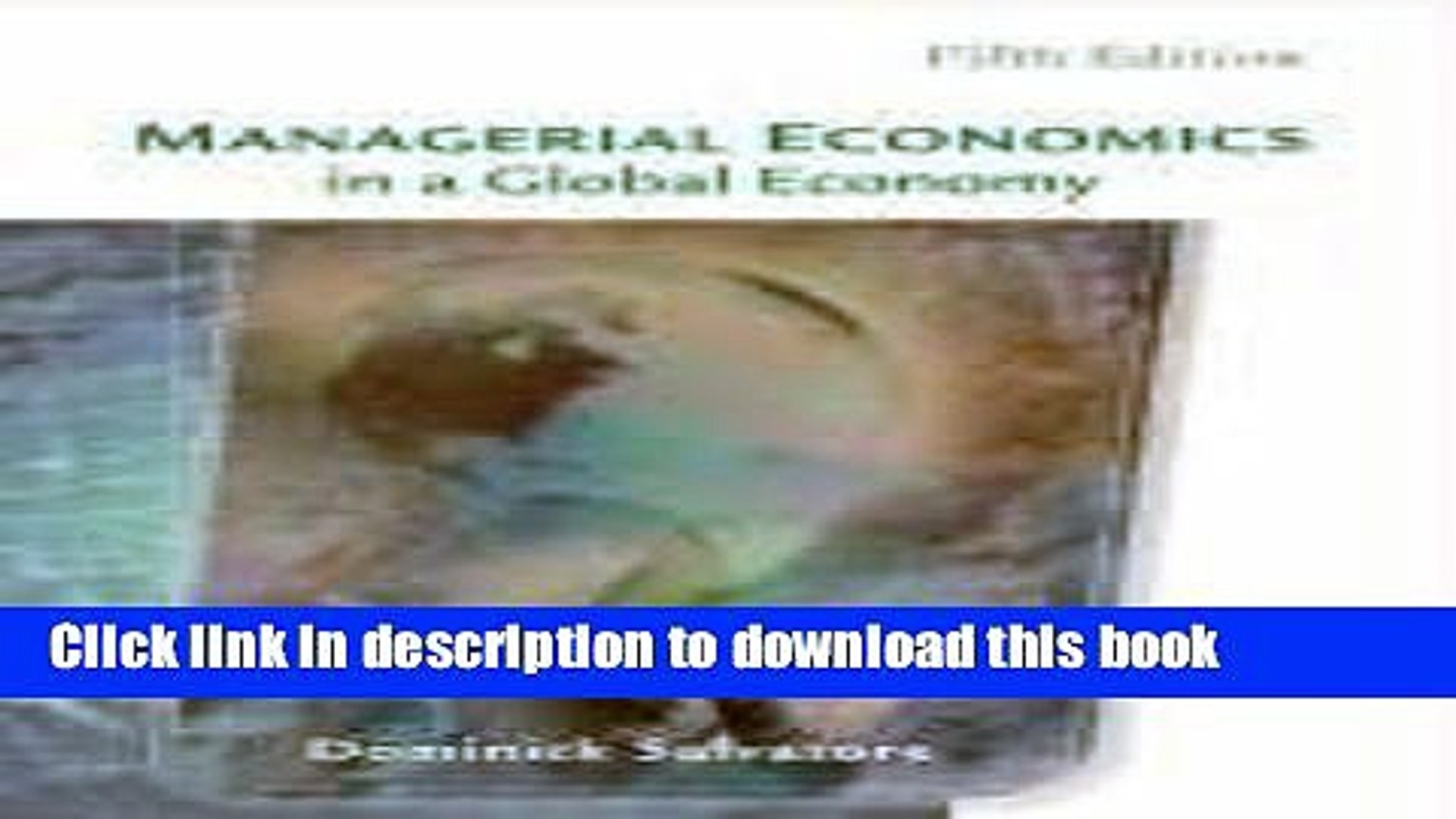 ⁣Ebook Managerial Economics in a Global Economy with Econ Full Online