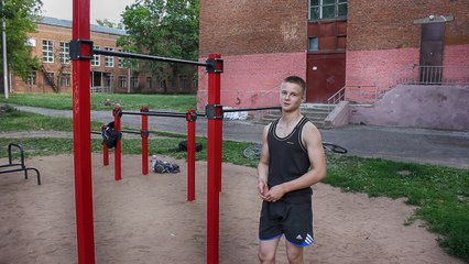 Гробик на турнике. Обучалка по Workout 7