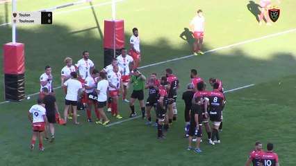 Match de préparation Toulon/Toulouse 1ère mi-temps