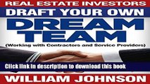 [Popular] Real Estate Investors: Draft Your Own Dream Team: Working With Contractors and Service