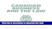 [Popular] Canadian Business and the Law Hardcover Collection