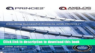 [Popular] Directing Successful Projects with PRINCE2TM 2009 Edition Manual Paperback Free