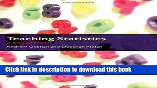 [Popular] Teaching Statistics: A Bag of Tricks Hardcover Collection