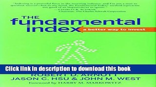 [Popular] The Fundamental Index: A Better Way to Invest Hardcover Free